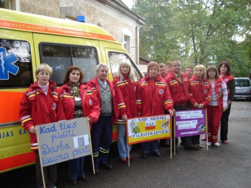 Pagājušais gads mediķiem bija spraigs ar cīņām un piketiem,  lai beidzot viņus novērtētu ar atbilstošu atalgojumu. 
Autors: Sarmīte Ozola