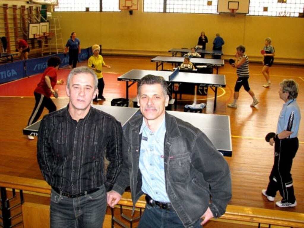 Smiltenietis Juris Siliņš un konkurents Roalds Cildermanis no Iecavas.
Autors: www.bauskasdzive.lv