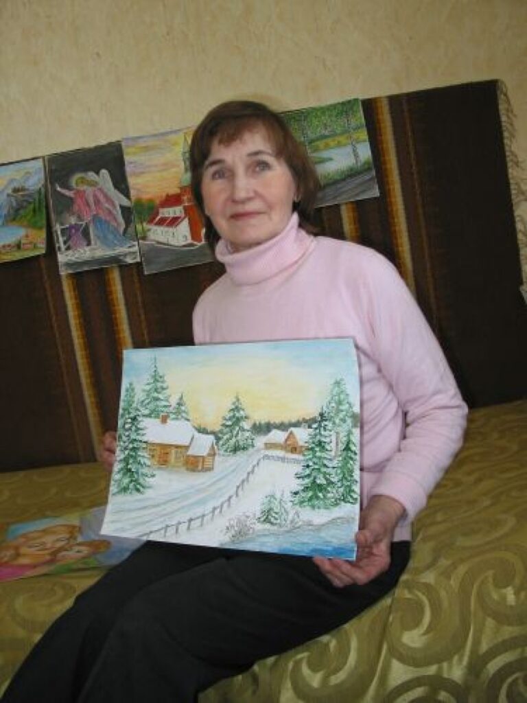 Biruta Ruka uzskata, ka glezna tālāk nes tādu enerģiju, kādu tai piešķir autors. 
Autors: Aivars Zilbers