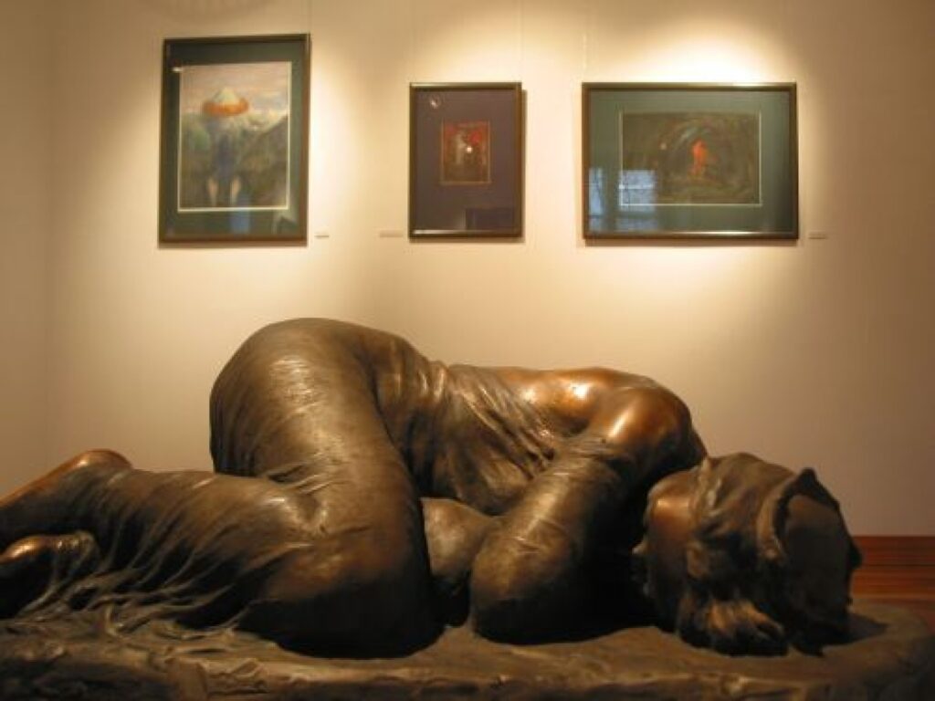 G. Šķilters radītā pasaule nav saistīta ar ikdienas dzīvi un it kā pastāv ārpus laika un telpas.
Autors: Aldis Dubļāns