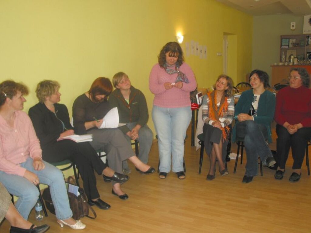 Mācībās lauku attīstības speciālisti varēja pārliecināties par savu un kolēģu asprātību, izdomājot stāstus no dažiem vārdiem.
Autors: Aivars Zilbers