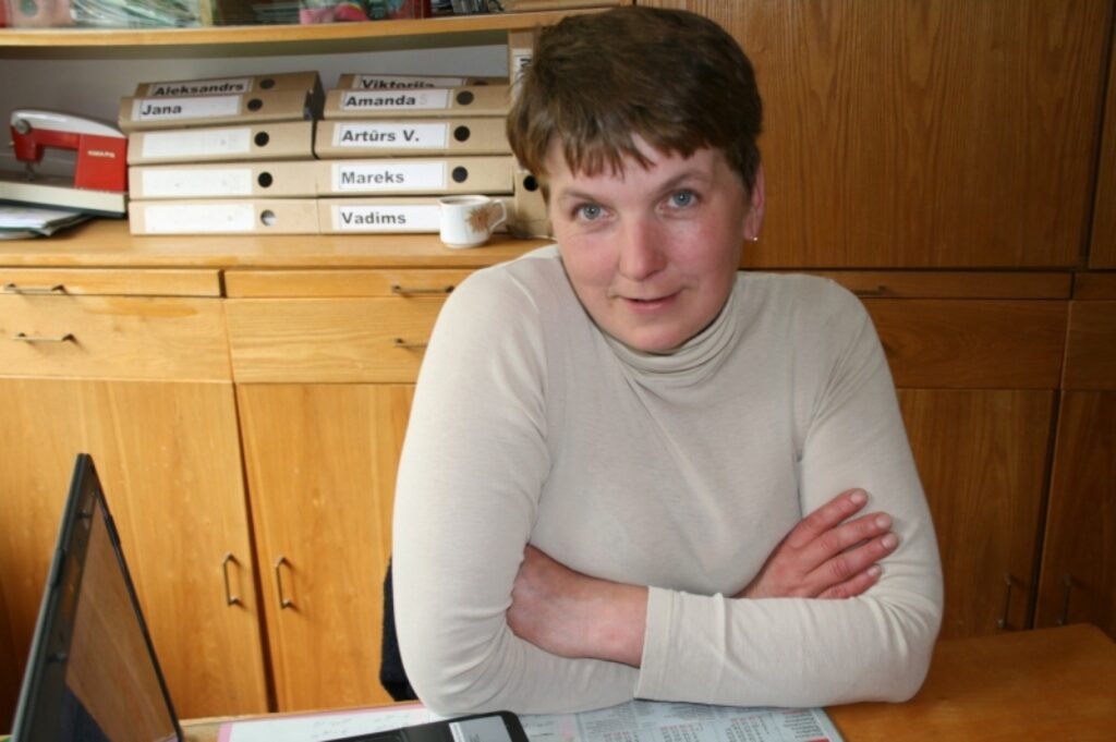 Piecu bērnu māmiņa Sandra Vilka novēl – lai katram bērnam būtu vieta, kur atgriezties un gūt atbalstu. 
Autors: Inga Karpova