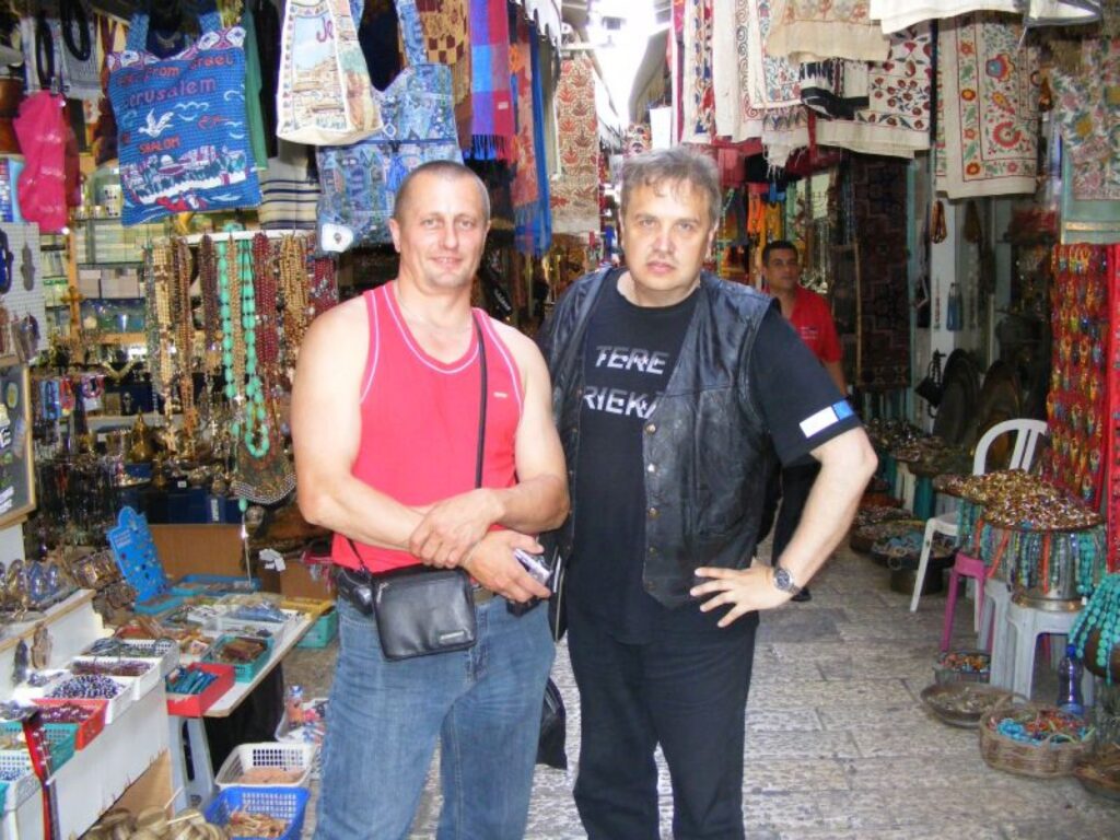 Brīvajā laikā Aleksandrs Primaks un Aivars Ikšelis iepazinās ar Jeruzalemi un tās vecpilsētu.
Autors: No arhīva 