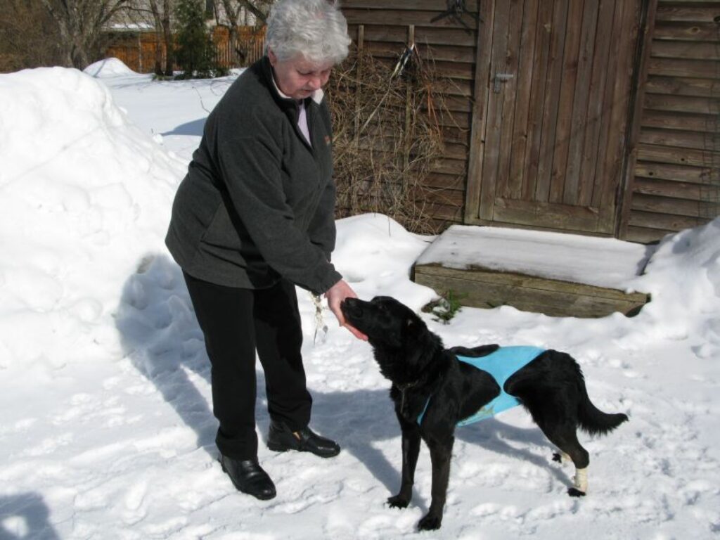 Smilteniete Maiga Zariņa mīļi uzrunā savas mājas jauno iemītnieci te par saulīti, te par pelīti. “Dzīvnieku man ir ļoti žēl,” viņa saka.
Autors: Sandra Pētersone