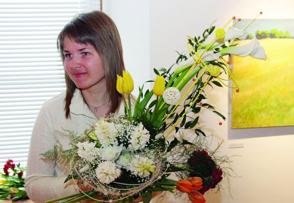 Ekspozīcija “Kur putniem nolaisties” ir vērienīgākā no līdzšinējām Elīnas Palmas personālizstādēm. 
Autors: Aldis Dubļāns