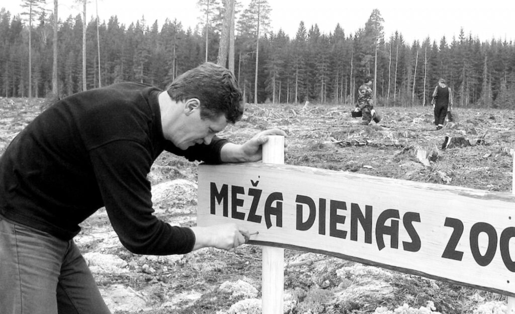 Strenču mežniecībā Meža dienu norises koordinē mežzinis Jānis Ence.
Autors: Aldis Dubļāns