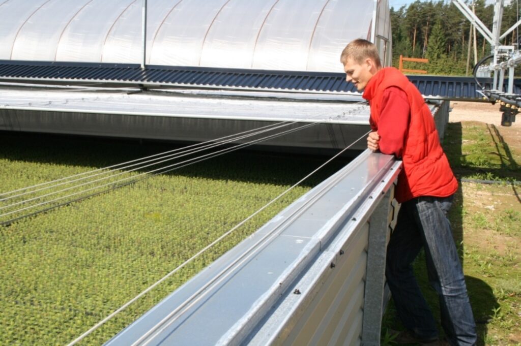 Jānis Zvejnieks ir pārliecināts, ka ar mākslīgās nakts iekārtas uzstādīšanu ražošanas efektivitāte palielināsies vismaz divreiz.
Autors: Aivars Zilbers