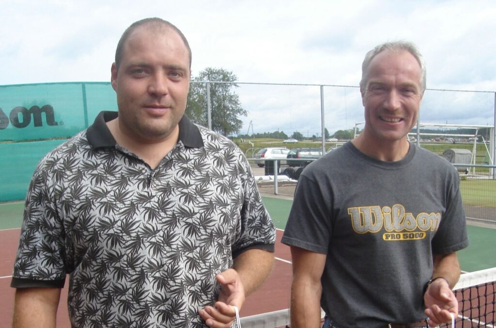 Dzintars Hermanovskis (no kreisās) un Guntars Markss
Autors: Sandra Pētersone