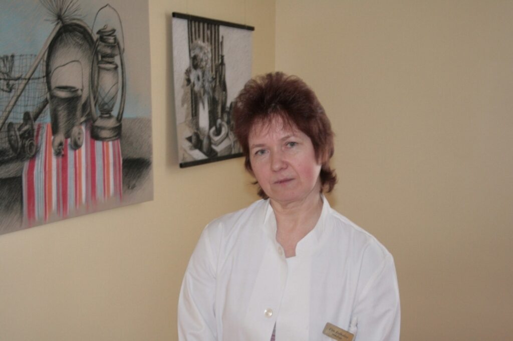 Onkoloģe Tija Zaļkalne uzskata, ka zināšanas, pieredze un prasme kontaktēties ir nozīmīgākie viņas darba stūrakmeņi. 
Autors: Aldis Dubļāns