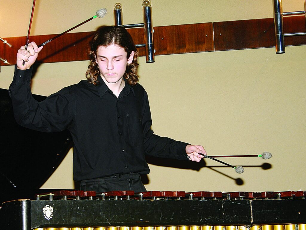 Festivāla nolēgumā muzicēs Strasbūras konservatorijas audzēknis Guntars Freibergs. 
Autors: Aldis Dubļāns