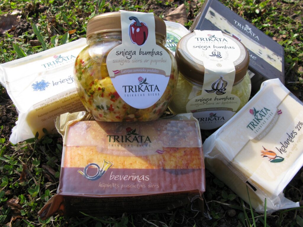 Trikātiešu ražojumu jaunais iepakojums. 
Autors: Sarmīte Ozola