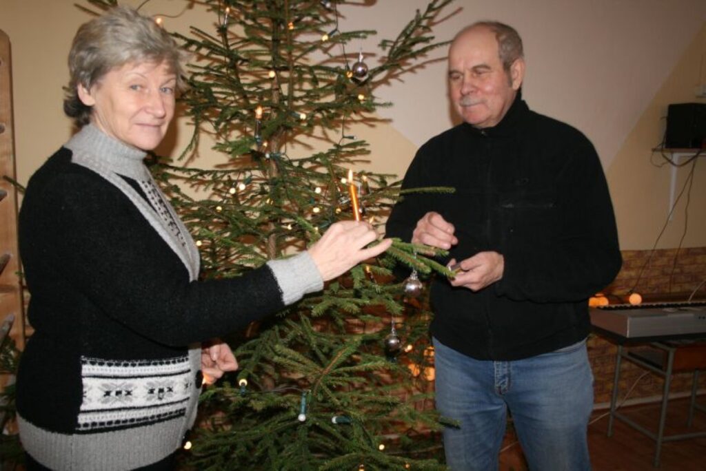 Anna un Laimons Dreimaņi Ziemassvētkos par galveno personu uzskata Jēzu Kristu.
Autors: Aivars Zilbers