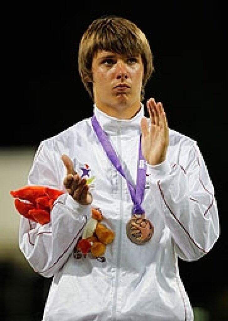 1. Pasaules jaunatnes olimpiādes bronzas medaļas laureāts šķēpa mešanā Intars Išējevs.
Autors: www.parsportu.lv