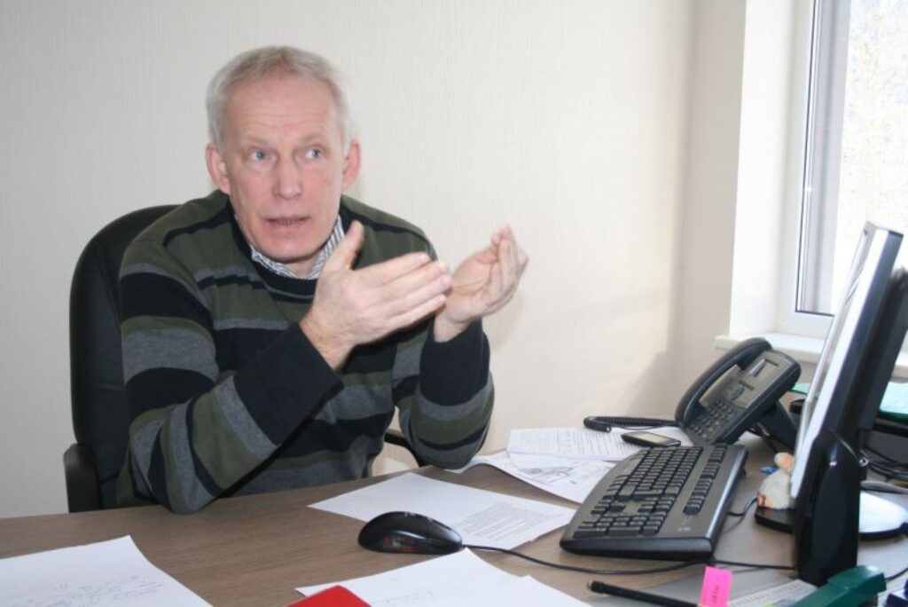 Strenču novada domes izpilddirektors Aivars Auniņš nākotnē plāno Sedā par kurināmo izmantot kūdru.
Autors: Aivars Zilbers