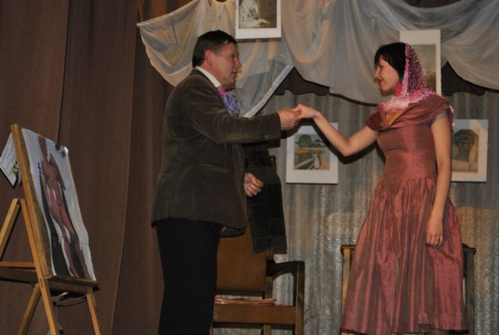 Galvenajās lomās - Pēteris Bērziņš un Sanda Apsīte.
Autors: Sandra Pētersone