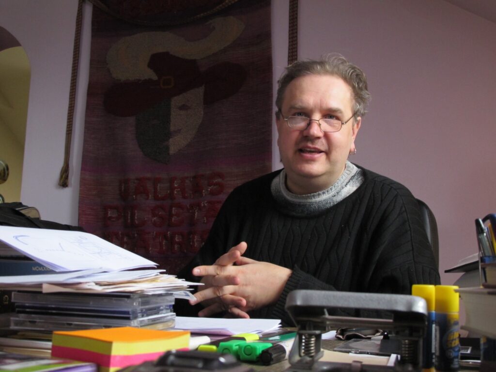 Aivars Ikšelis uzskata, ka pierobežas kultūras nedēļa ir cilvēciski  piezemēta. 
Autors: Aldis Dubļāns