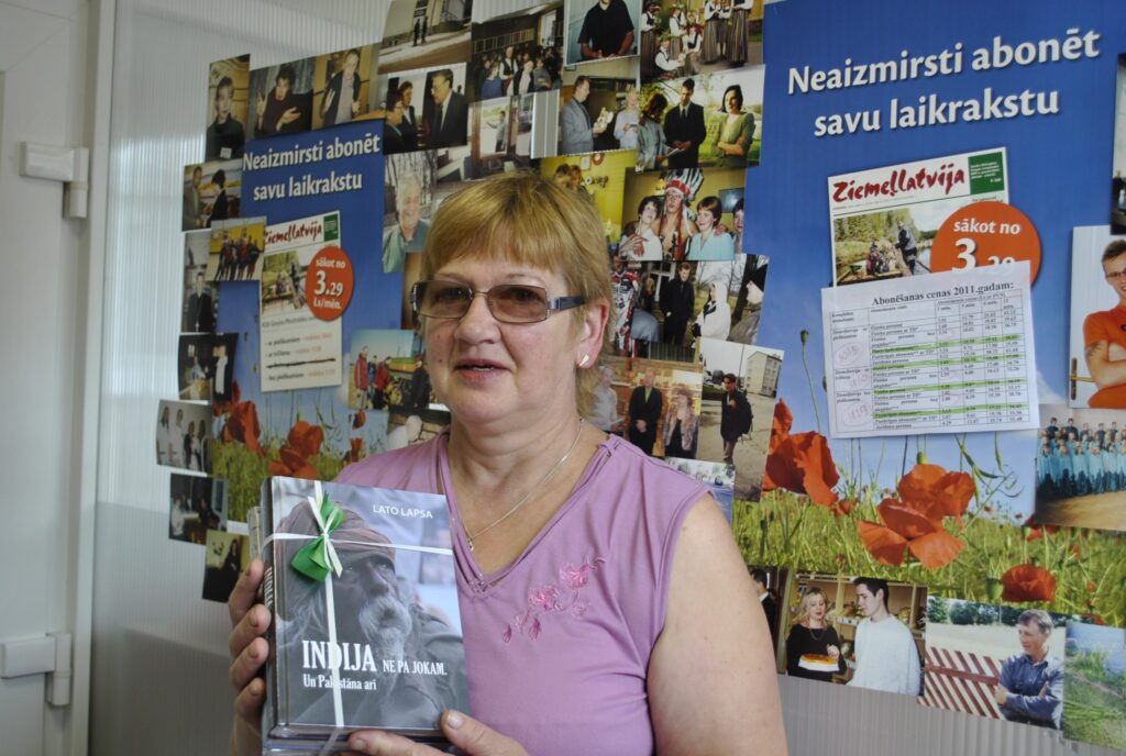 Blomēniete Māra Zaharenko “Ziemeļlatvijas” abonēšanas akcijā laimēja tieši to, ko kāroja, - grāmatas. 
Autors: Sandra Pētersone