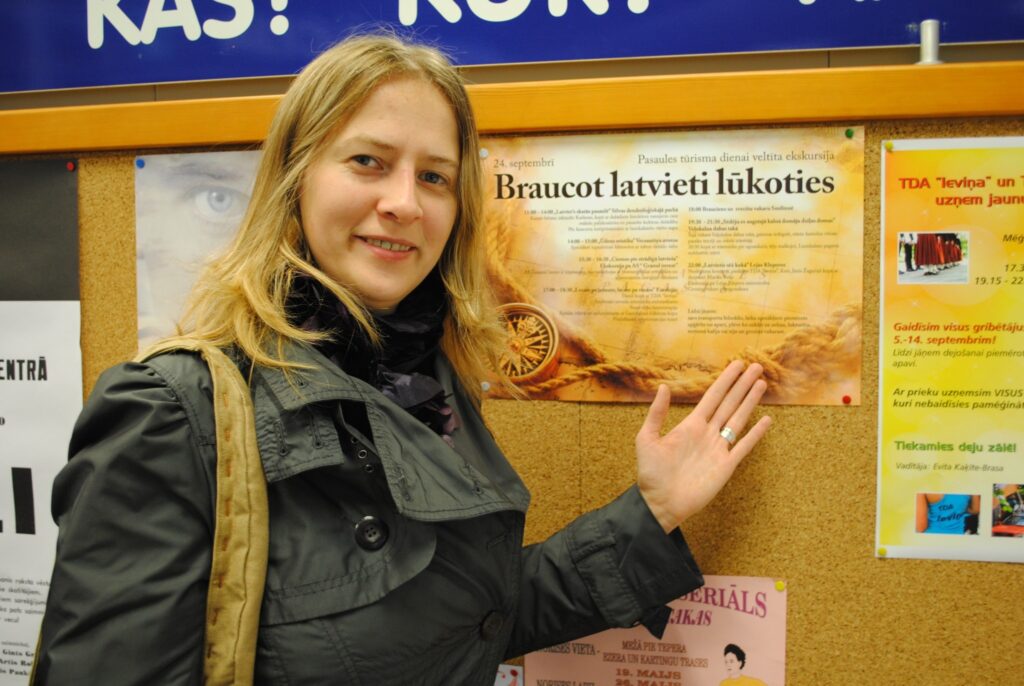 Launkalnes kluba vadītāja Liene Strazdiņa cer, ka visu ekskursijas programmā solīto izdosies izpildīt.
Autors: Sandra Pētersone