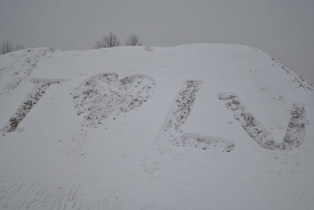 Iespējams, šādi kāds mīlestībā Latvijas valstij atzinies, gaidot referendumu, spriež garāmbraucēji.
Autors: Sandra Pētersone