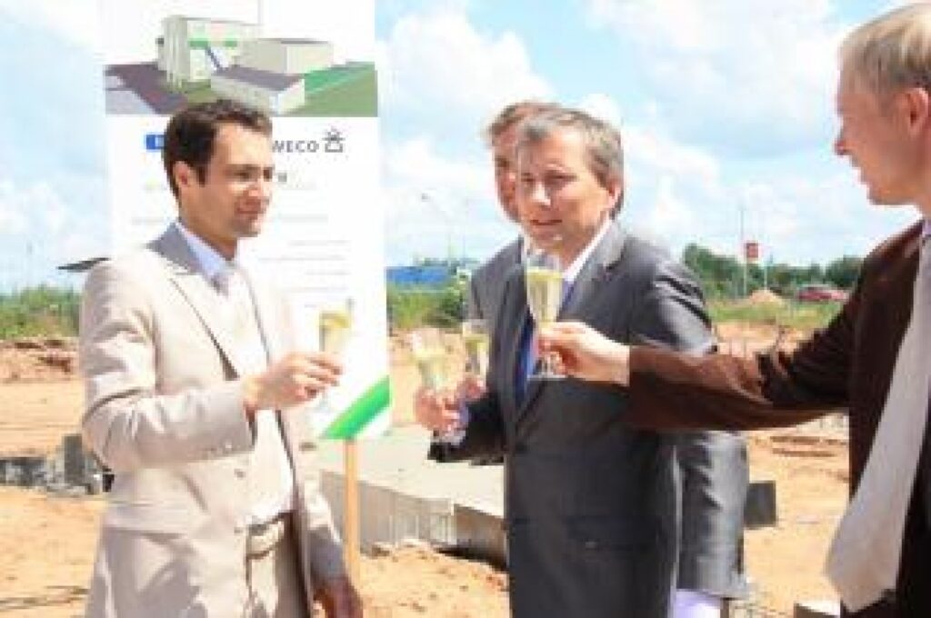 Pamatakmeni celtnei iemūrēja 7. jūlijā 2011. gadā.
Autors: reitingi.lv