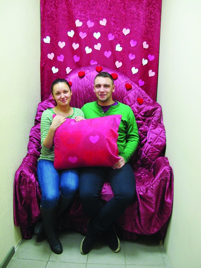 Monta Sīmane un Uģis Sviķis šodien Valentīndienu atzīmēs ceturto reizi.                                          
Autors: FOTO: ALDIS DUBĻĀNS