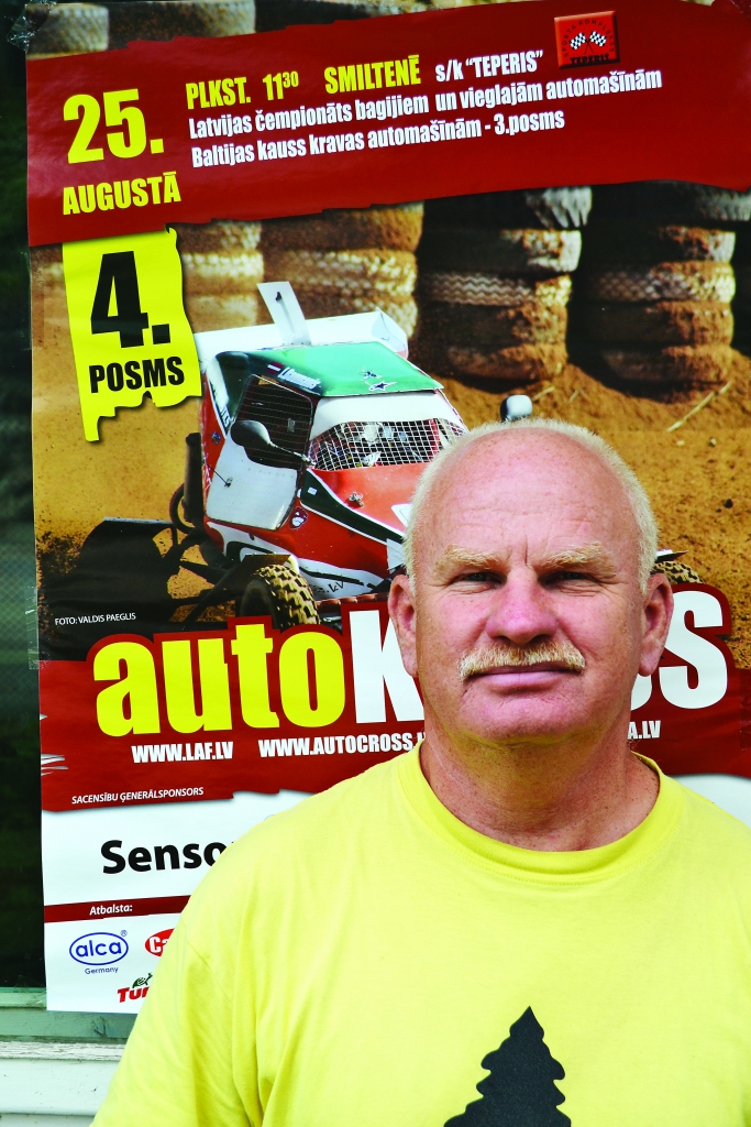Vairis Tralla aicina visus apmeklēt šo svētdien Latvijas autokrosa čempionāta posmu Smiltenē.                                                                      
Autors:  SANTA SINKA