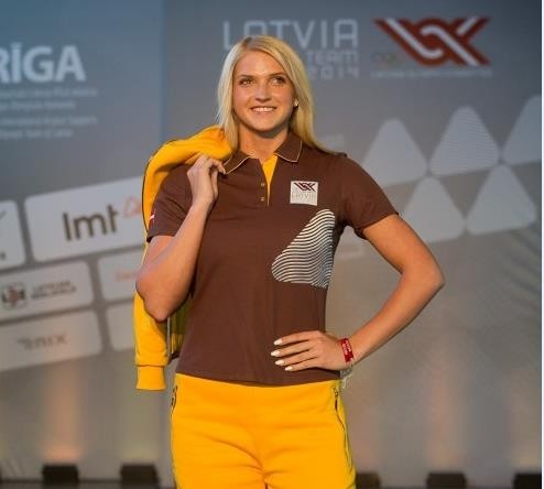 Šķēpmetēja Līna Mūze.