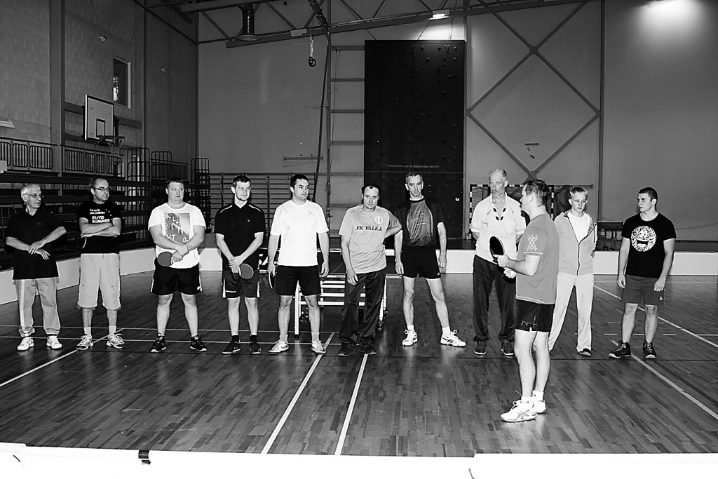 Valkas ģimnāzijas sporta halle atbalsta sacensību rīkošanu galda tenisā.                                            
Autors:  ALDIS DUBĻĀNS