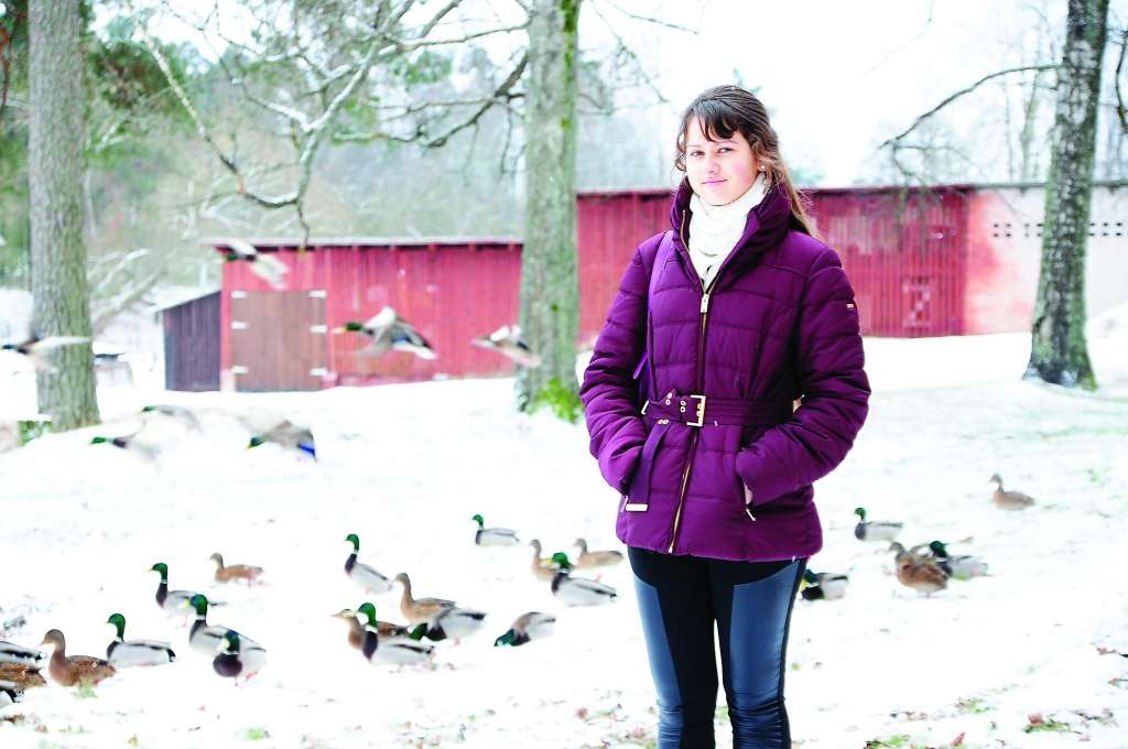 Reičela Baltiņa atzīst, ka viņai patīk pastaigāties, jo vislabāk iedvesmo daba.                                        
Autors:  AIVARS ZILBERS