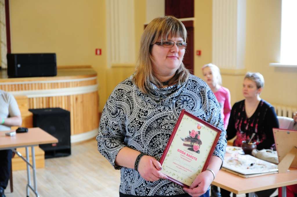 Kūku konkursa uzvarētāja Gunita Ščegoļeva