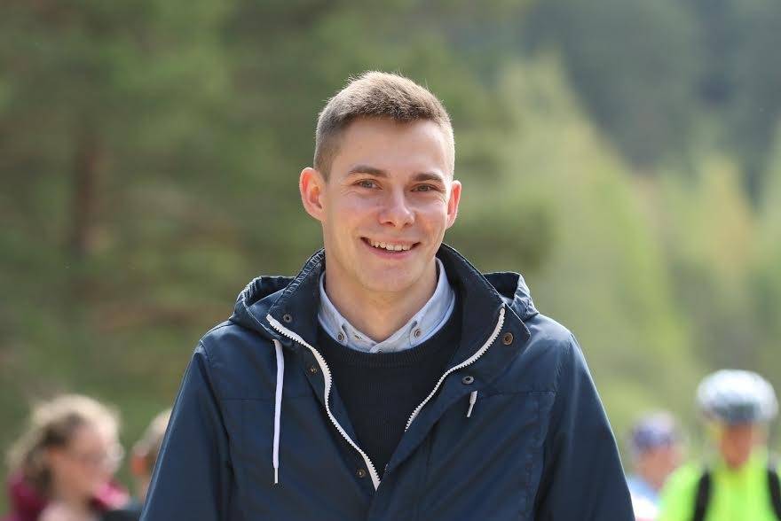 Smiltenes novada Tūrisma informācijas centra vadītājas vietnieks Modris Apsītis.           
Autors:  SANTA SINKA