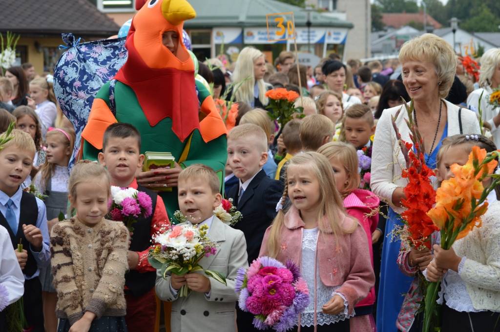 Jaunajā Smiltenes vidusskolā šajā mācību gadā ir četri 1. klases komplekti. Vakar, svinot Zinību dienu, lielākos apsveikumus saņēma tieši pirmklasnieki, jo pati pirmā diena, sākot mācīties skolā, ir īpaša katra cilvēka mūžā.
                                                                                                                                                                           

Autors:  SANDRA PĒTERSONE 