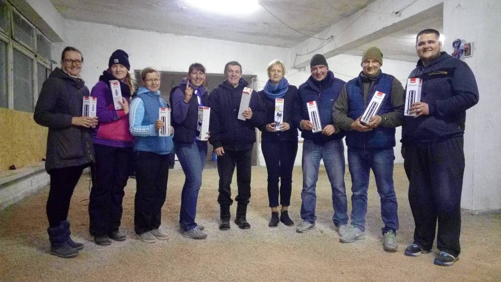 Ērģemiešu trijnieks (no kreisās) pamanījās apspēlēt gan Lietuvas, gan Latvijas izlases komandas. 

Autors:  MĀRCIS KRAMS