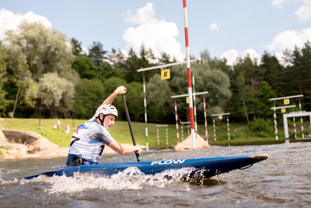 Andars Lūkass, Smiltenes novada pārstāvis Latvijas IV olimpiādē, 6.vieta C1 laivu klasē vīriešiem.
Autors: PUBLICITĀTES