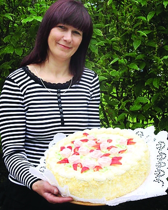 Ligita Lāce kūkas cep jau no 17 gadu vecuma.       
Autors:  NO PERSONĪGĀ ARHĪVA