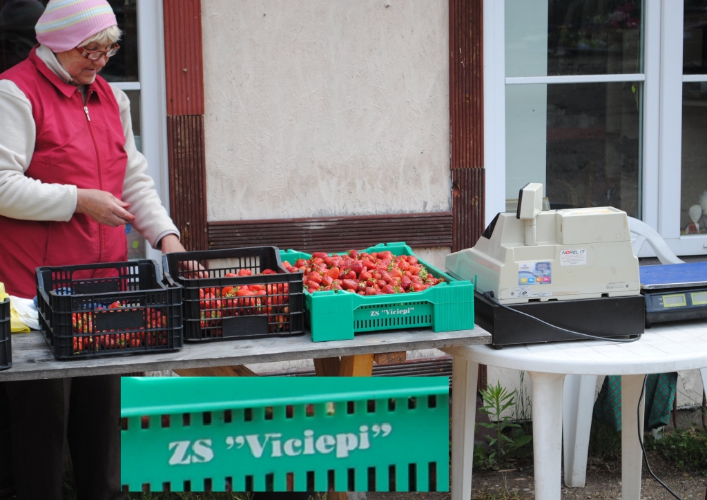 Maldinošajam uzrakstam uz kastes nav nekādas saistības ar ogām, kas tajā glabājas, bet nekādu citu norāžu, ka zemenes no Polijas nav.