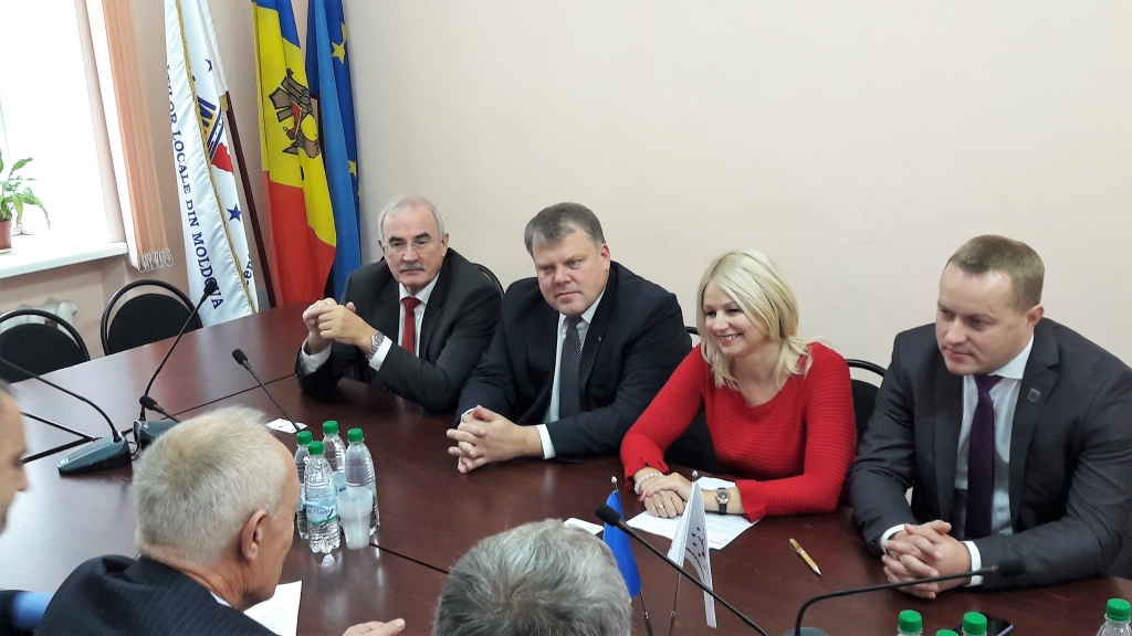 (no kreisās) Andris Rāviņš, Gints Kaminskis, Mudīte Priede un Gints Kukainis