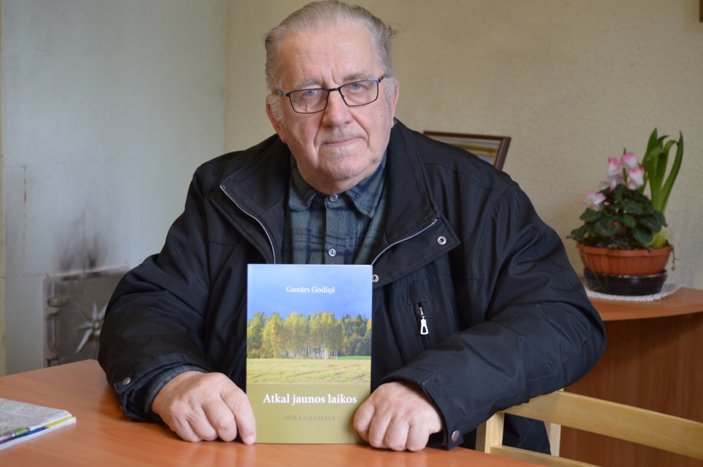 Smiltenietis Gunārs Godiņš savā otrajā grāmatā “Atkal jaunos laikos” dalās ar lasītājiem pārdomās par dažādām Latvijas sabiedrībai aktuālām tēmām.                                                                                         
Autors:  SANDRA PĒTERSONE