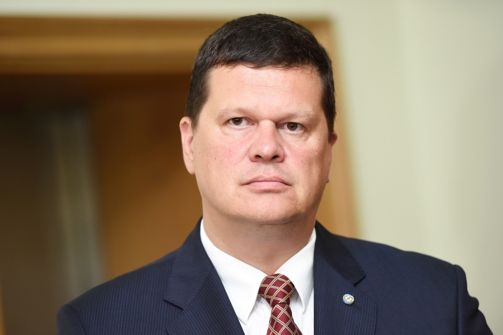 Zemkopības ministrs Kaspars Gerhards.        
Autors: Ieva Leiniša, LETA