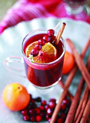 Dzērveņu–apelsīnu karstvīns.
Autors: Santa Sinka