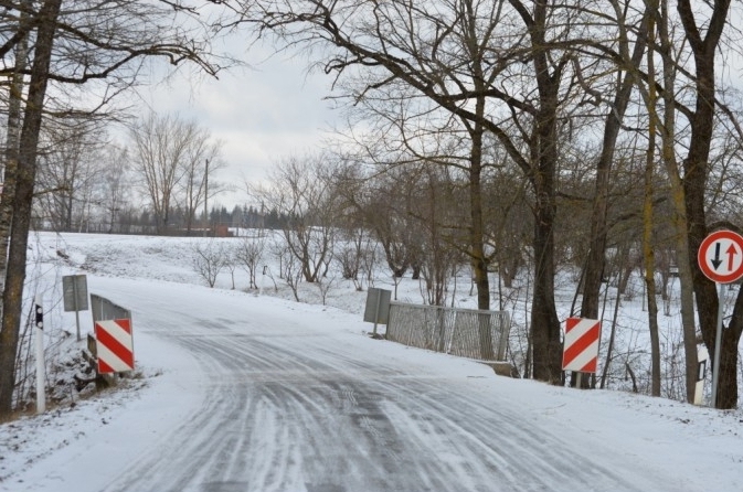 Tilts pār Palsu pārbūvei Variņu ciemā.
Autors: Sandra Pētersone