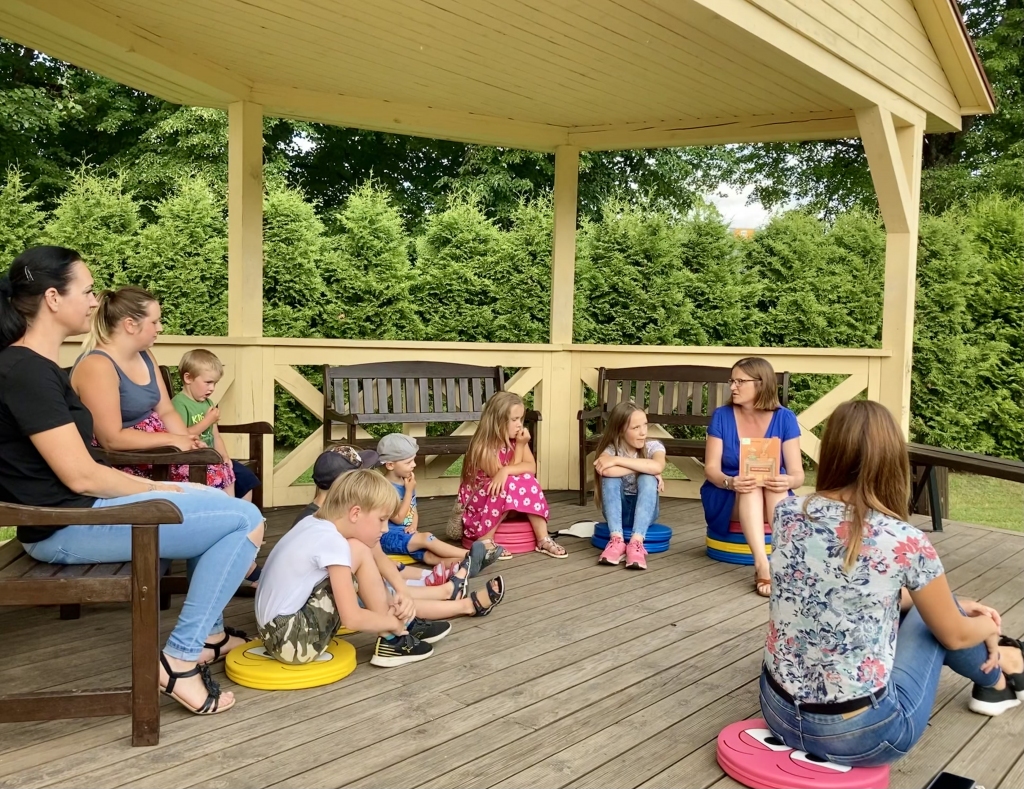 “Grāmatu starta” 1.nodarbība Valkas bibliotēkā 29.jūnijā.
Autors: biblioteka.valka.lv