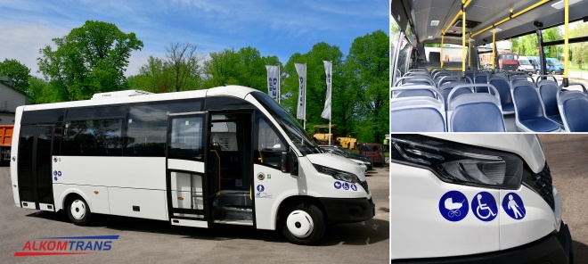 Īpaši Daugavpils vajadzībām komplektētais “Iveco” autobuss atbilstoši mūsdienu prasībām aprīkots ar ērtas iekāpšanas risinājumiem ikvienam pasažierim, medicīniskās palīdzības komplektu un vairākām video kamerām.
