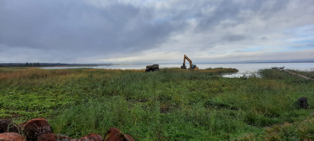 Ezera piekraste Burtniekus pirms labiekārtošanas darbiem.
Autors: Publicitātes foto