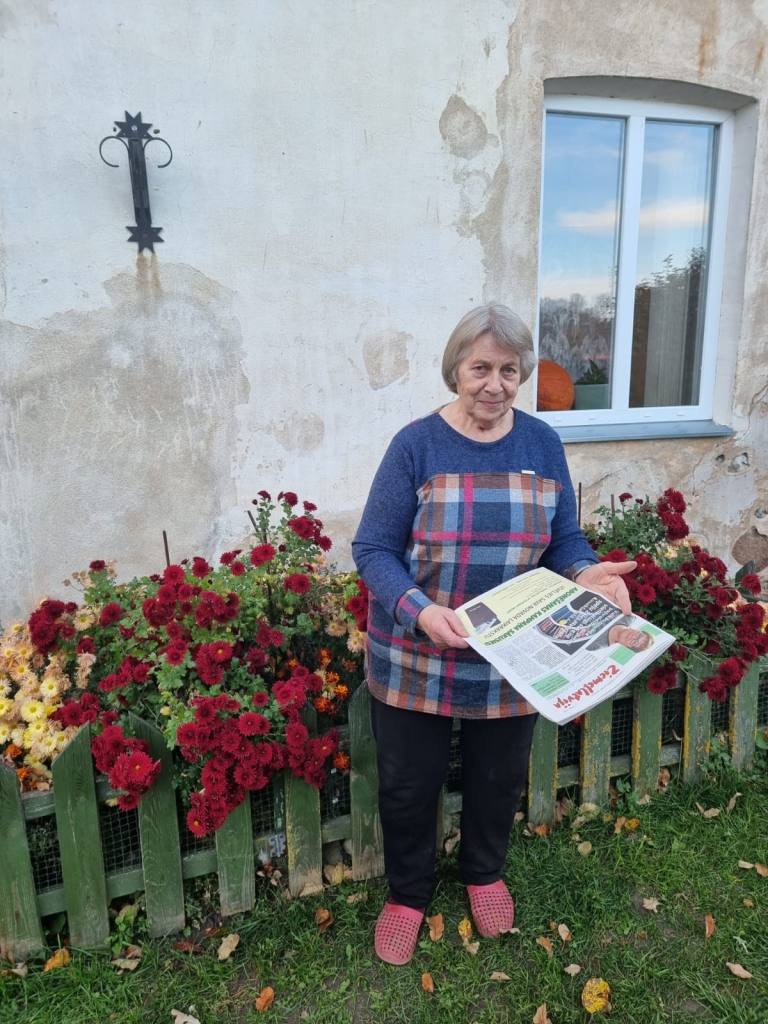 Mūsu laikraksta “Ziemeļlatvija” lasītājiem ir piepulcējusies bijušā Apes novada Gaujienas iedzīvotāja Vija Ciguze un uzteic avīzi par daudzpusīgu un aktuālu saturu.                                                                                   
Autors: ERNESTS KALNIŅŠ