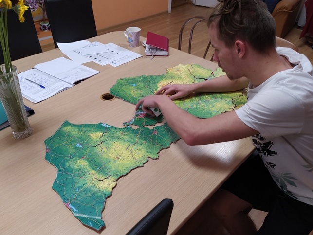 Raimonda Tirznas no Daugavpils patriotiskā puzle “Atpazīsti Latvijas novadus”.
Autors: Publicitātes foto