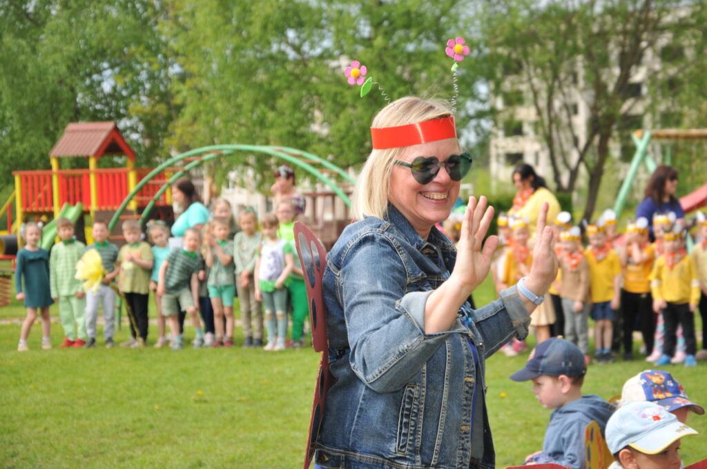 Smaidošais taurenītis – skolotāja Inga Hārdija.