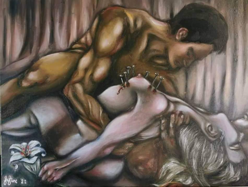 Justīnei Lasenbergai pašas glezna “Ego nāve” ir nozīmīga tāpēc, ka brīdī, kad mirst cilvēka ego, sākas tā īstā dzīve, kas ir saskaņā ar dvēseli, savu misiju un esību šeit uz zemes.