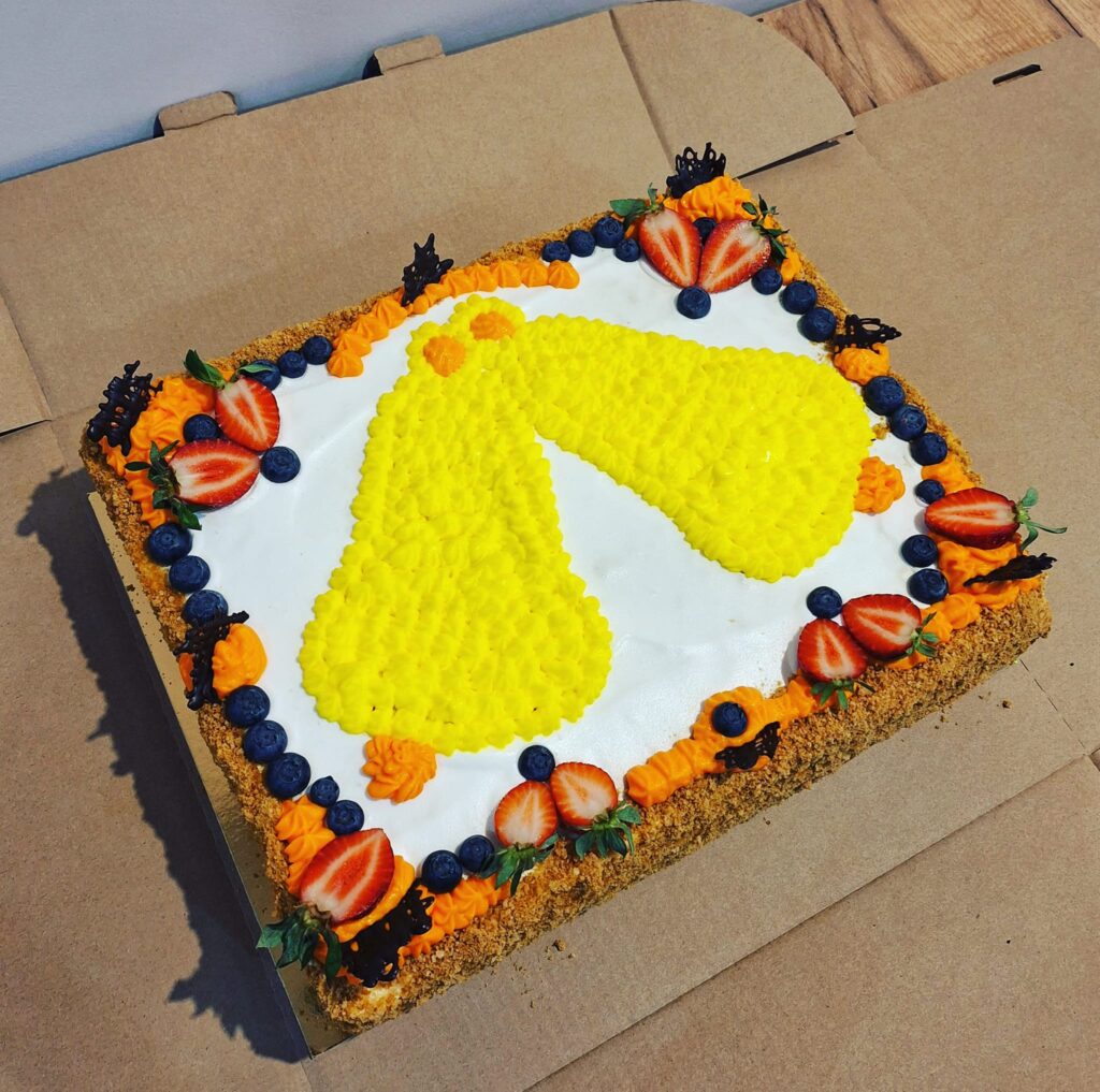 “Mājas labumu” piedāvājumā ir kūkas, kas izdekorētas atbilstoši svētku gadījumam.