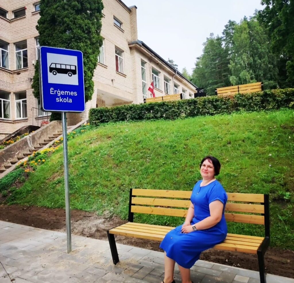 Ērģemes pamatskolas direktore Agija Reiniece.
Autors: Publicitātes foto.